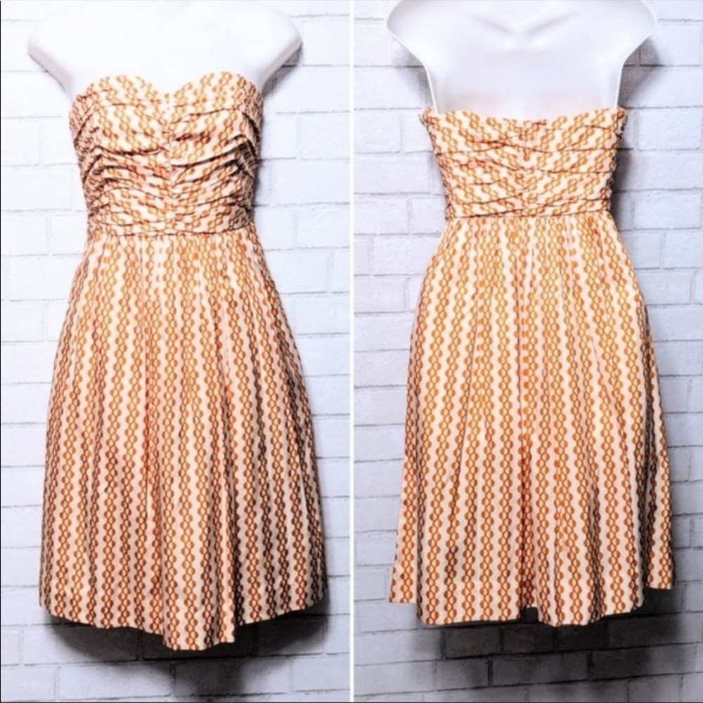 Strapless Anthropologie Vanessa Virginia Dress
